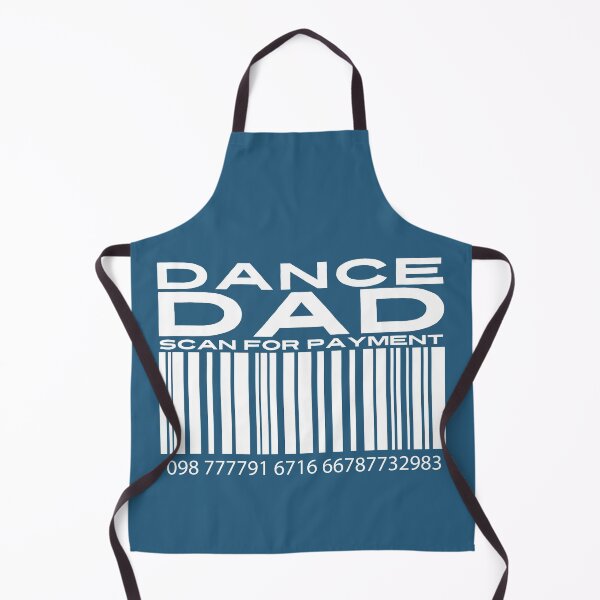 Item preview, Dance Dad Scan For Payment | Dance Daddy | Dance Barcode (Black Lettering Available) designed and sold by Wavecrest Wearables.