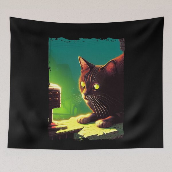 Item preview, Sad Cat in Grunge 2 designed and sold by GeminiDaydreamer.
