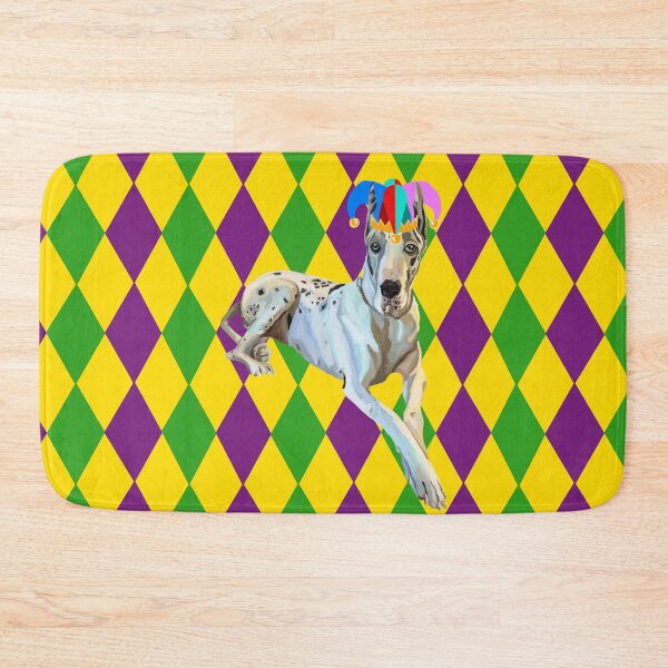 Item preview, Mardi Gras Harlequin Great Dane Dog designed and sold by Deborah Camp.