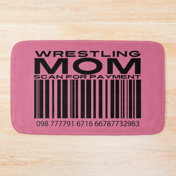 Item preview, Wrestling Mom Scan For Payment | Wrestling Parents | Competition Wrestling | Wrestling Mom | Barcode (White Lettering Available) designed and sold by Wavecrest Wearables.