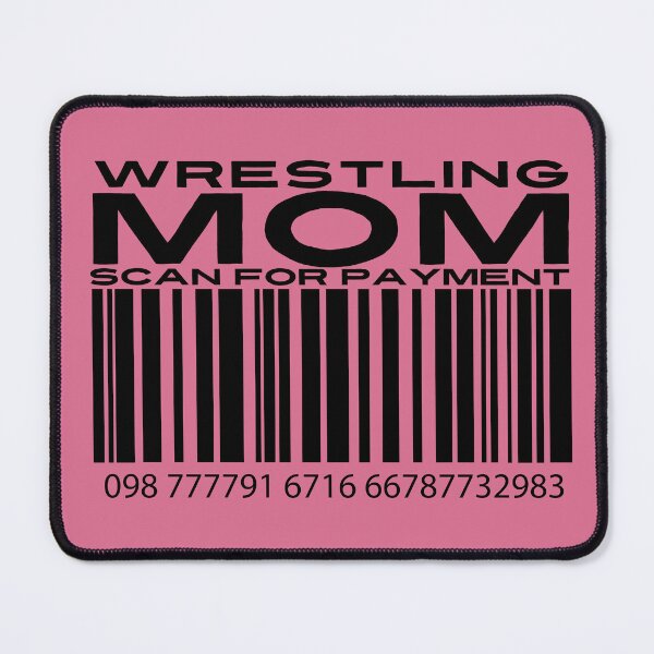 Item preview, Wrestling Mom Scan For Payment | Wrestling Parents | Competition Wrestling | Wrestling Mom | Barcode (White Lettering Available) designed and sold by Wavecrest Wearables.