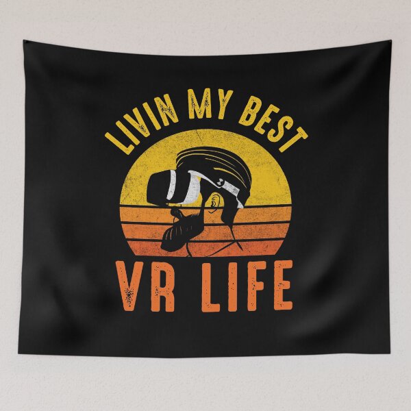 Item preview, Loving VR Life Bearded Uncle Virtual Reality Gift For A VR Lover designed and sold by DadJokeDescript.