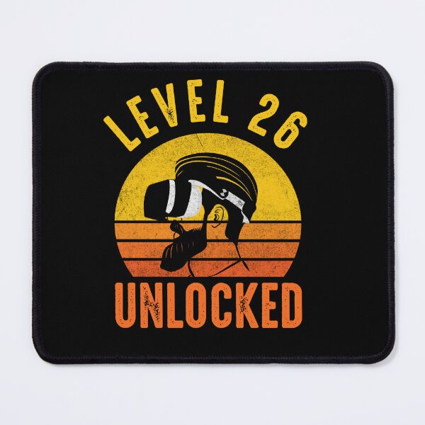 Item preview, Level 26 Unlocked Birthday Dad VR Gamer Fathers Day Gift Virtual Reality designed and sold by DadJokeDescript.