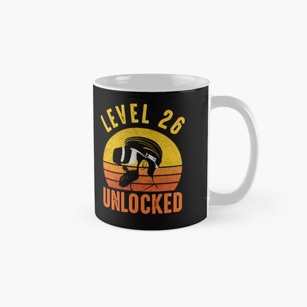 Item preview, Level 26 Unlocked Birthday Dad VR Gamer Fathers Day Gift Virtual Reality designed and sold by DadJokeDescript.