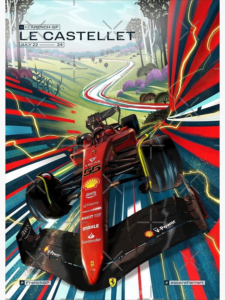 "F1 2022 Le Castellet French Grand Prix Promo Poster" Poster for Sale