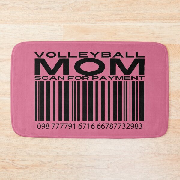 Item preview, Volleyball Mom Scan For Payment | Volleyball Parents | Competition Volleyball | Volleyball Mom | Barcode (White Lettering Available) designed and sold by Wavecrest Wearables.