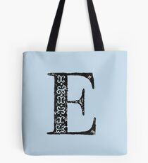 Serif Stamp Type - Letter E Tote Bag