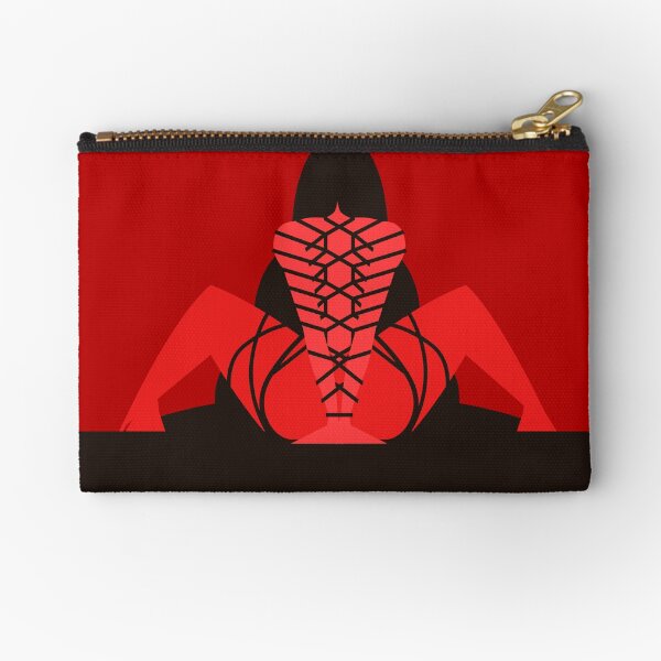 shibari bondage girl Zipper Pouch