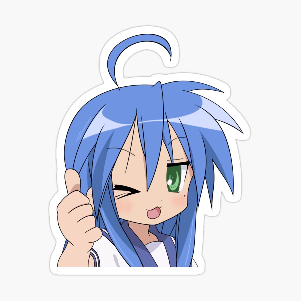 Lucky Star Thumbs Up Konata