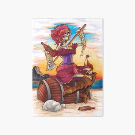 All The Rum Is Gone Art Board Print