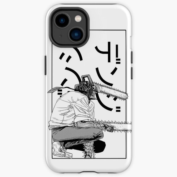 Denji Chainsaw man Manga Style Design iPhone Tough Case