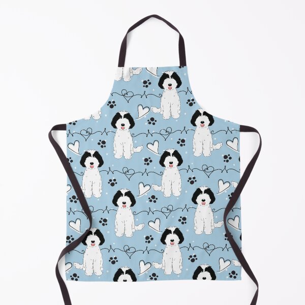Item preview, LOVE Labradoodle - Black White 1 designed and sold by Lulupainting.