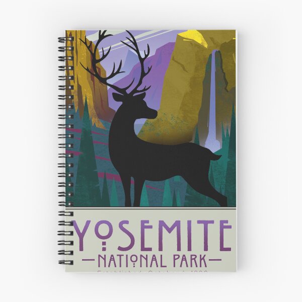 Item preview, Deer in Yosemite National Park Illustration  designed and sold by WallGarden.