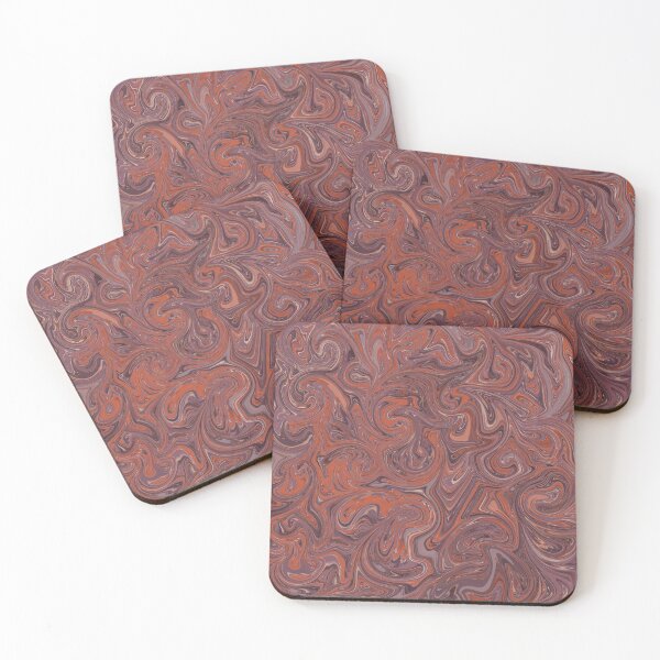 Item preview, Flannel Season Whimsical Swirly Acrylic Art Abstract Pour designed and sold by OctGaveAParty.