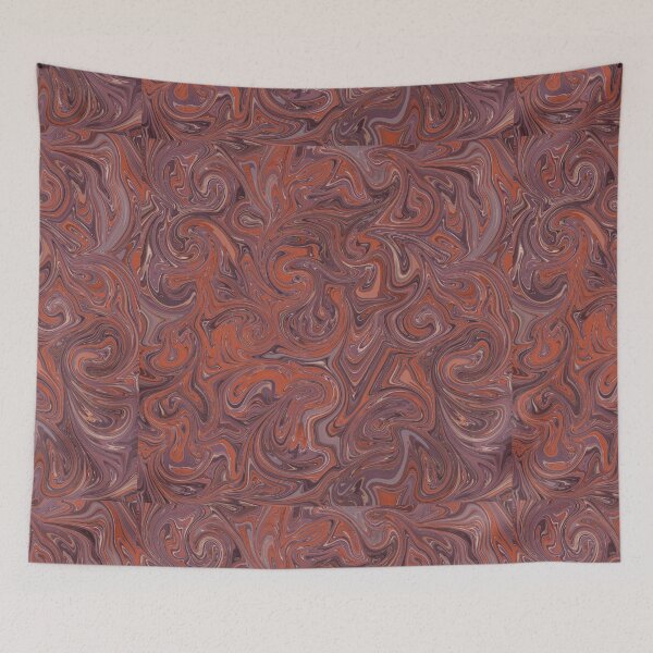 Item preview, Flannel Season Whimsical Swirly Acrylic Art Abstract Pour designed and sold by OctGaveAParty.