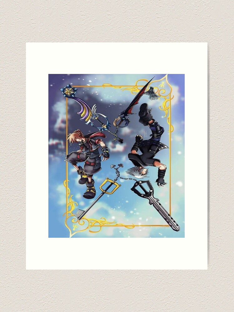 Kingdom Hearts 4 Cover  Art Board Print for Sale by joseanimates