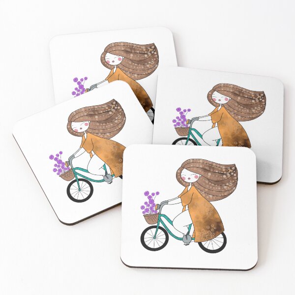 Item preview, Bike and flowers designed and sold by Elviejocafa.