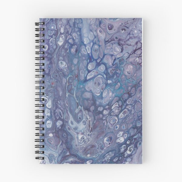 Item preview, Purple Wasteland Acrylic Pour designed and sold by paintedkat.