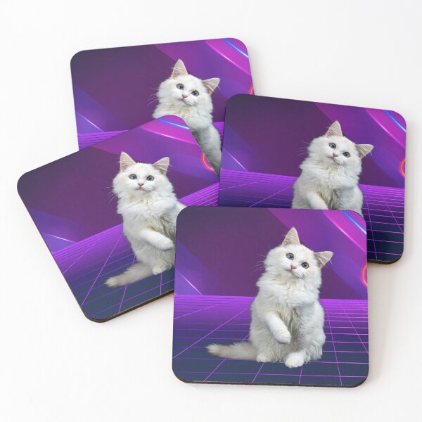 Item preview, Beautiful White Cat V1 designed and sold by The Love Quill.