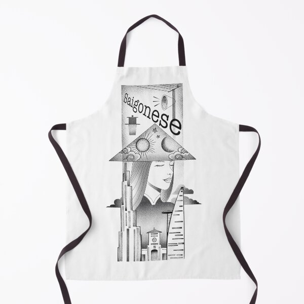Item preview, Vietnamese, Saigonese with Saigon skyline, Vietnamese lady in Non La designed and sold by HoanPhan.