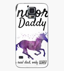 Niedliches Einhorn-Vati-T-Shirt Einhorn-Geschenk-T-Stück Hülle & Klebefolie für Samsung Galaxy