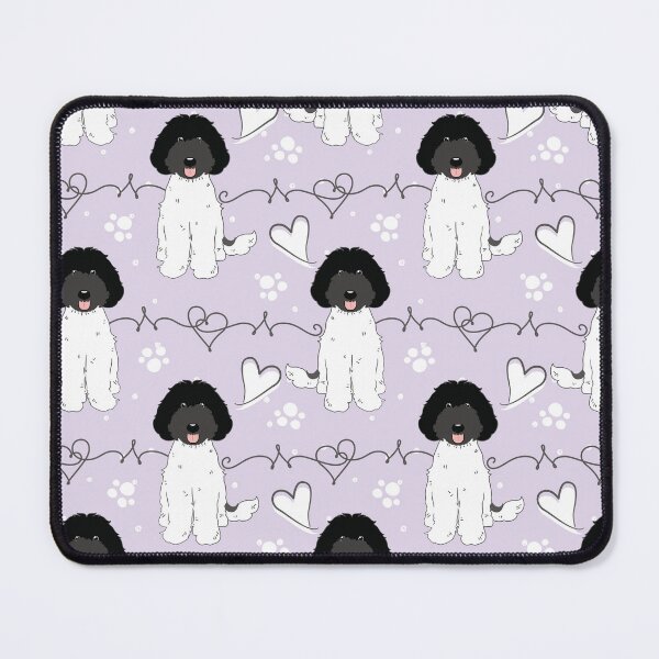 Item preview, LOVE Labradoodle - Black White 2 designed and sold by Lulupainting.