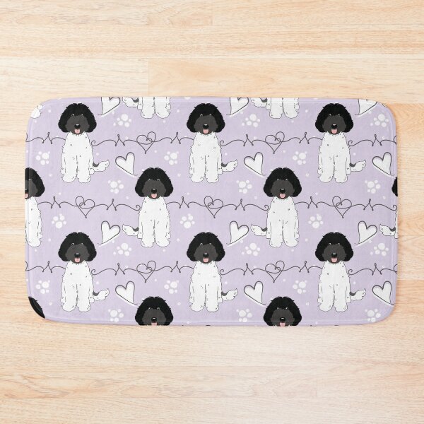 Item preview, LOVE Labradoodle - Black White 2 designed and sold by Lulupainting.