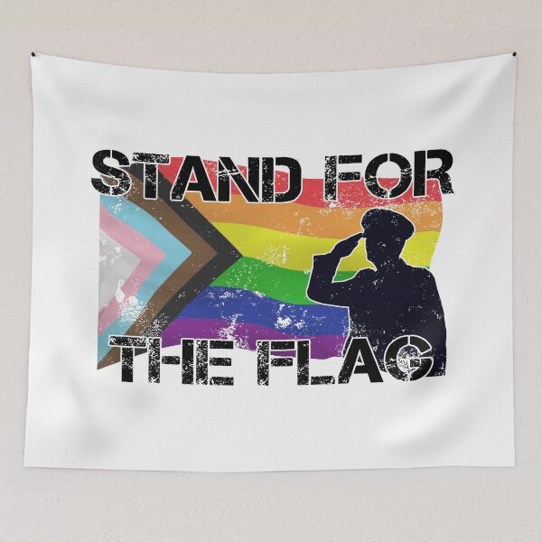 Item preview, Stand For The Flag - LGBT Funny Pride Joke designed and sold by Picket Club.