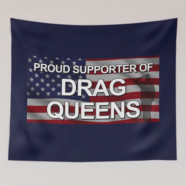Item preview, Proud Supporter Of Drag Queens - Salute  designed and sold by Picket Club.
