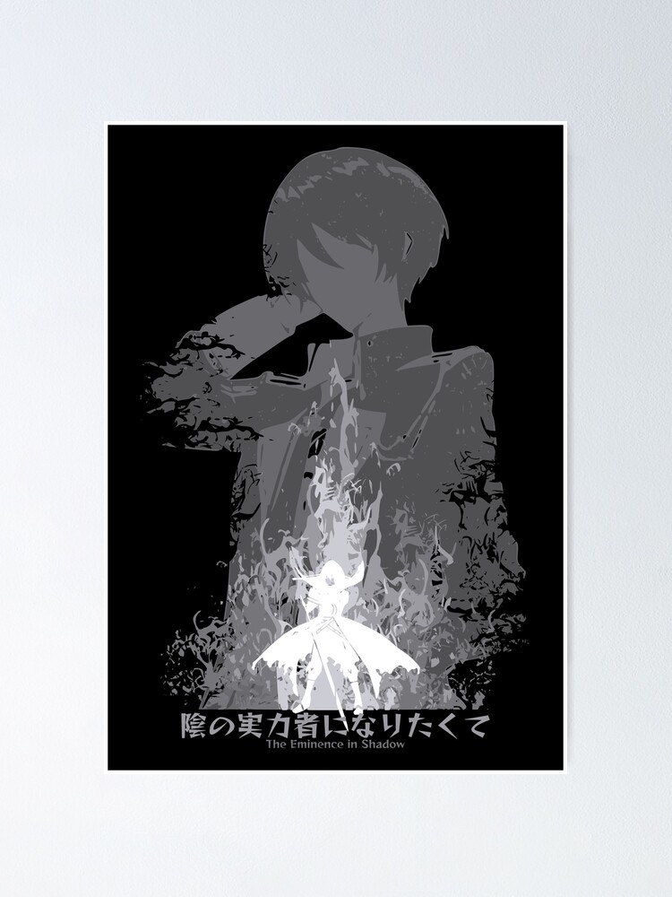 The Eminence in Shadow or Kage no Jitsuryokusha ni Naritakute anime  characters Cid Kagenou in Distressed Grunge Style featured with The  Eminenece in Shadow Japanese Text Kanji Poster for Sale by Animangapoi