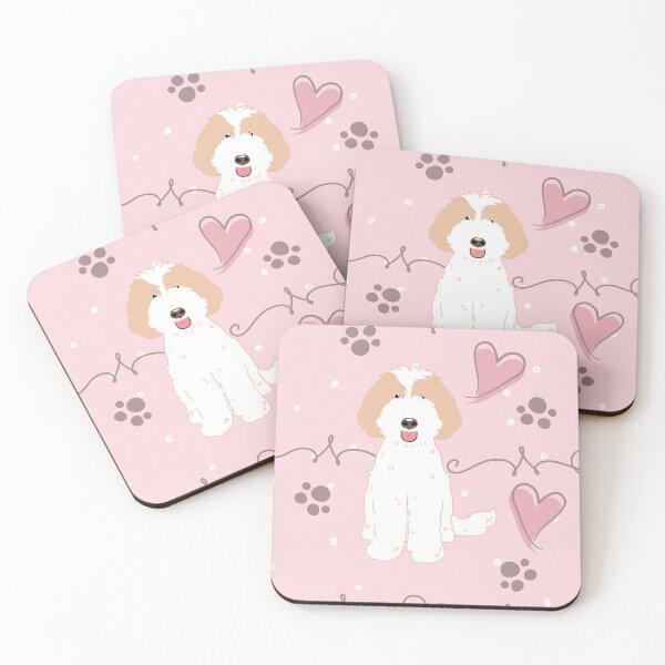 Item preview,  LOVE Labradoodle - Cream White designed and sold by Lulupainting.