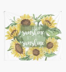 Du bist mein Sonnenschein Floral Design Wandbehang