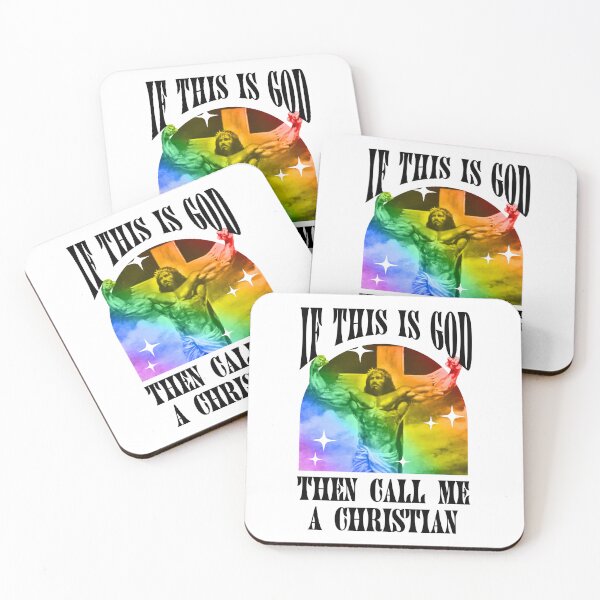 Item preview, If This Is God Then Call Me A Christian - Funny Gay Jesus designed and sold by Picket Club.