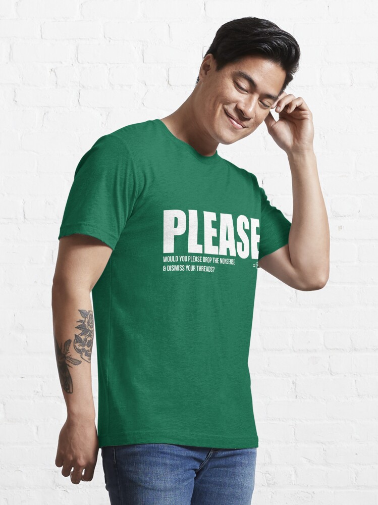 Alternate view of PLEASE tee + hoodie Essential T-Shirt