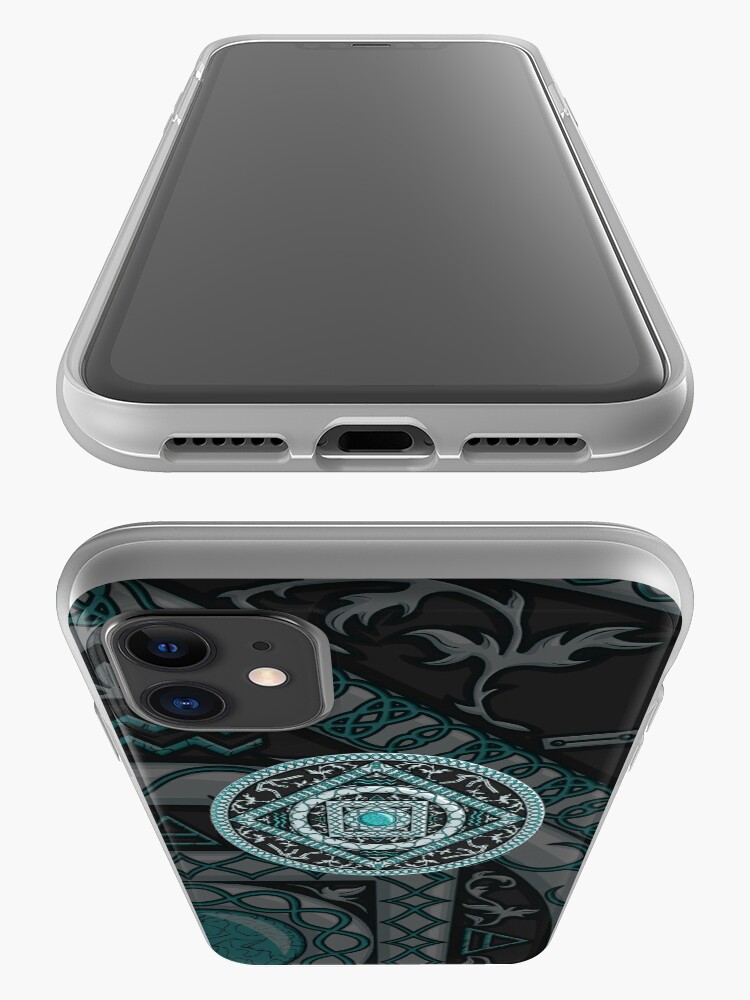 Alternate view of Aquarius Mandala iPhone Case & Cover