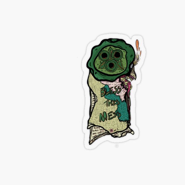 Unclean oath (suburban chaos) Transparent Sticker