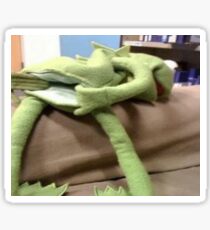 Kermit after the divorce Sticker