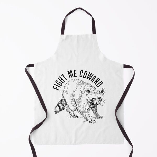 Item preview, Fight Me Coward Raccoon, Funny Raccoon Decal designed and sold by zackup.