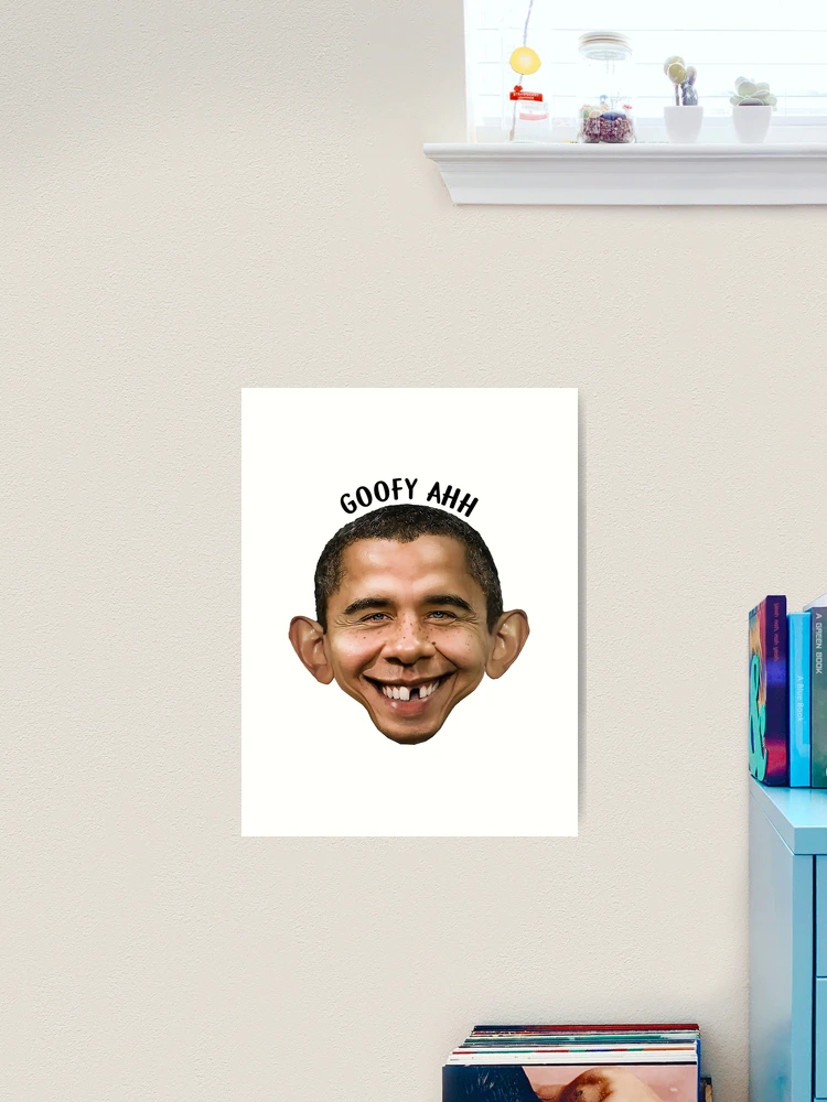 Goofy Ahh, Obamus Trinomus Sticker for Sale by FakihShop