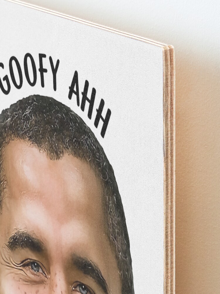 Goofy Ahh, Obamus Trinomus Poster for Sale by FakihShop