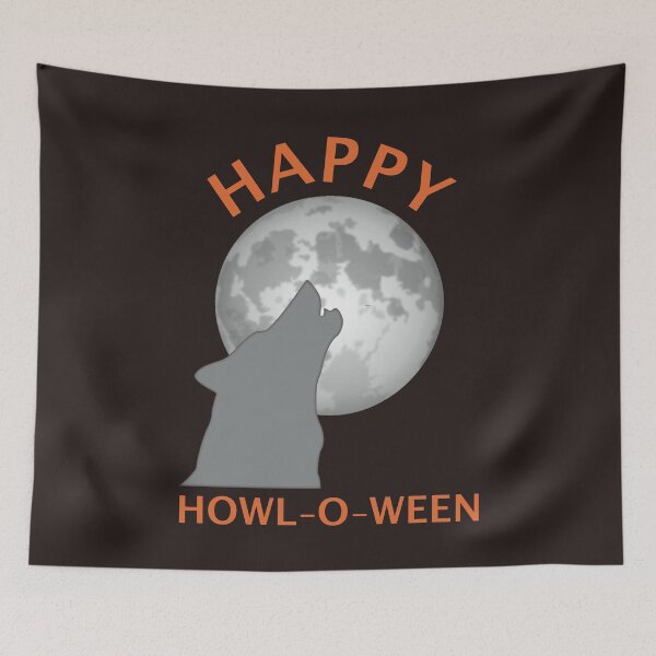 Item preview, Halloween Gift Idea HAPPY HOWL-O-WEEN designed and sold by Shellbelle44.
