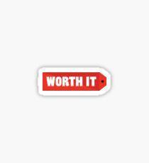 Worth It Logo Sticker