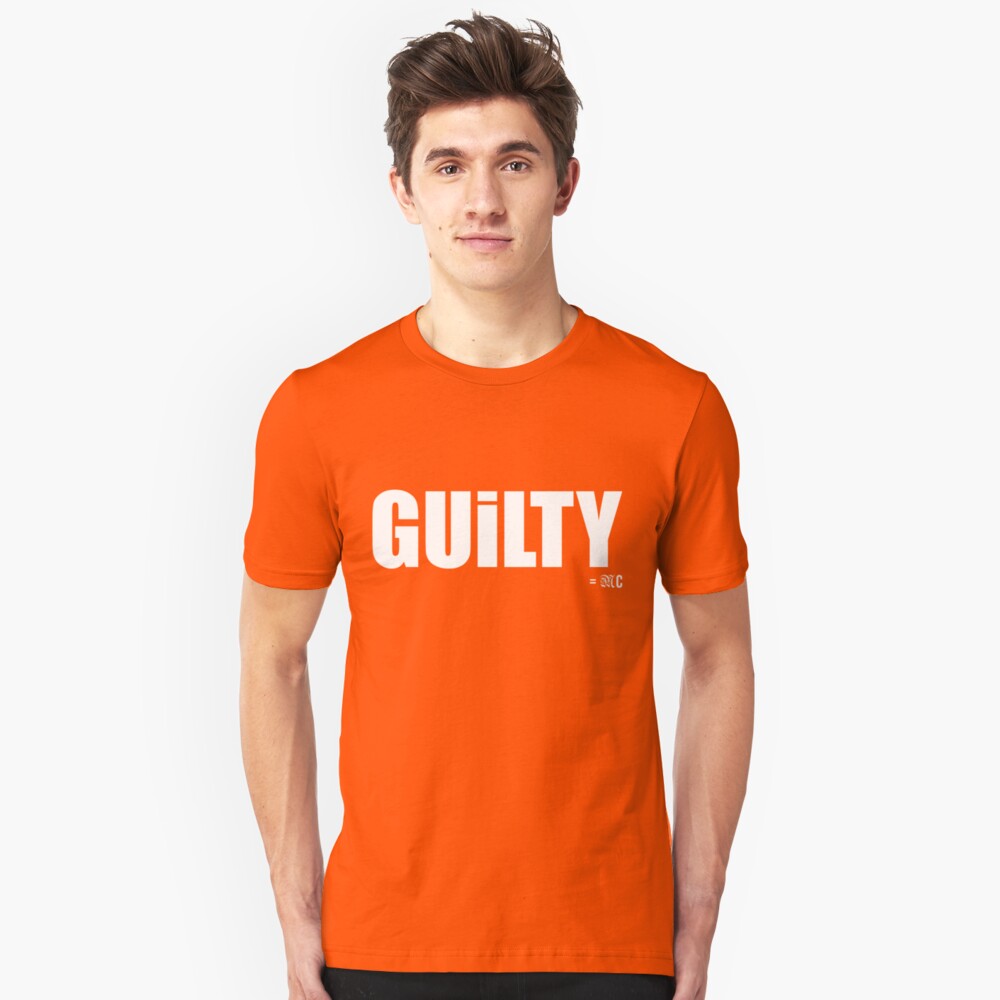 GUILTY tee + hoodie Slim Fit T-Shirt