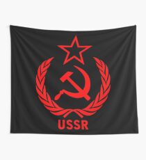 Sowjetische kommunistische UdSSR Laurel Wandbehang
