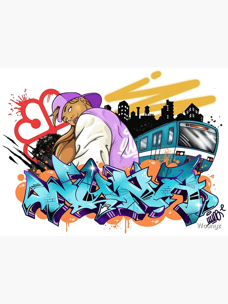 "Graffiti" Art Print for Sale by Wounyz Redbubble