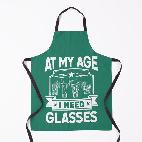 Item preview, At my Age i need Glasses older wiser cocktail designed and sold by BentleyHall.