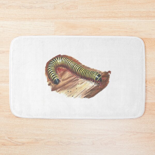 Item preview, A millipede walking on wooden floor designed and sold by Mint-Cloud-Art.