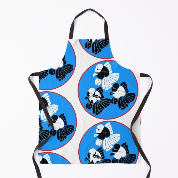 Item preview, Black and White Oranda Goldfish Logo D1 designed and sold by Nosnah.