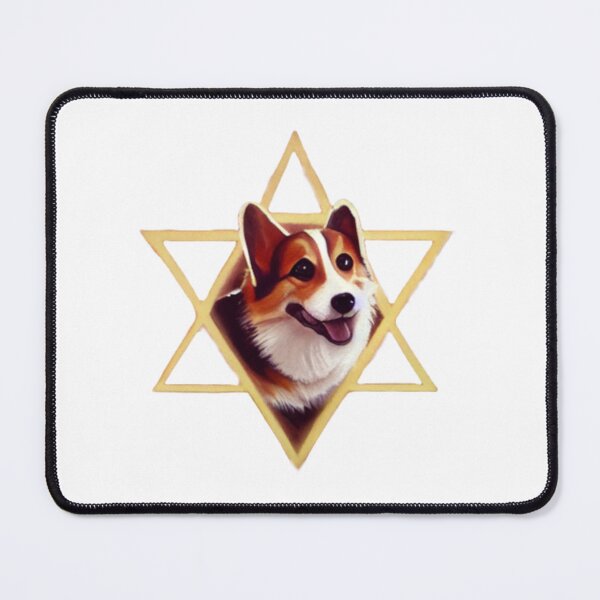 Item preview, Happy Hanukkah Corgi designed and sold by Paint-of-Heart.