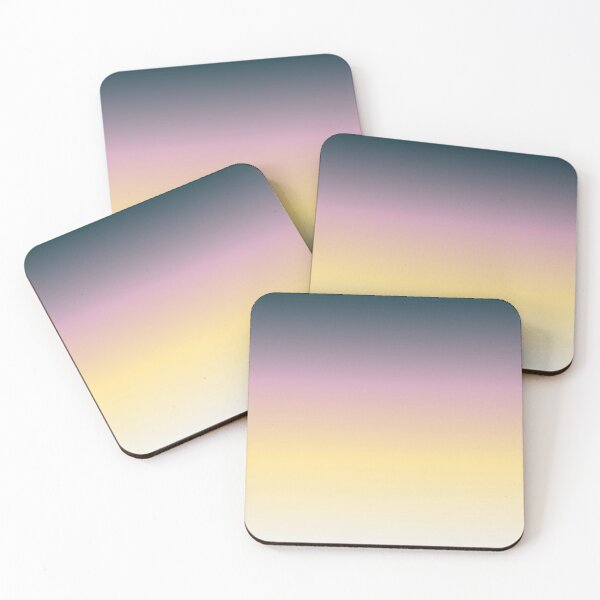 Item preview, Gradient ombre dark grey blue pink yellow colors designed and sold by Designs24U.